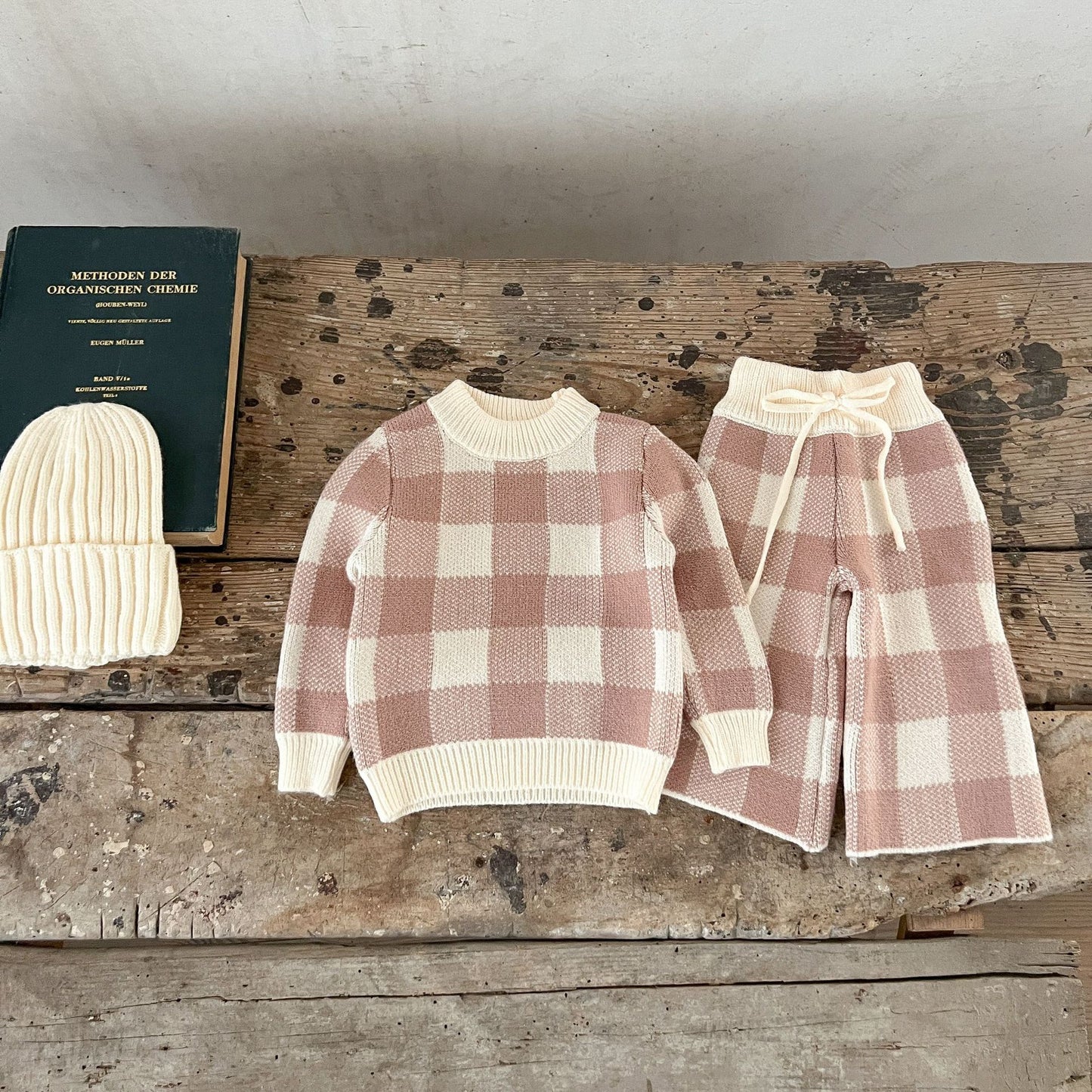 Adorable 2-Piece Knit Pullover and Wide-Leg Pants Set- CLEARANCE