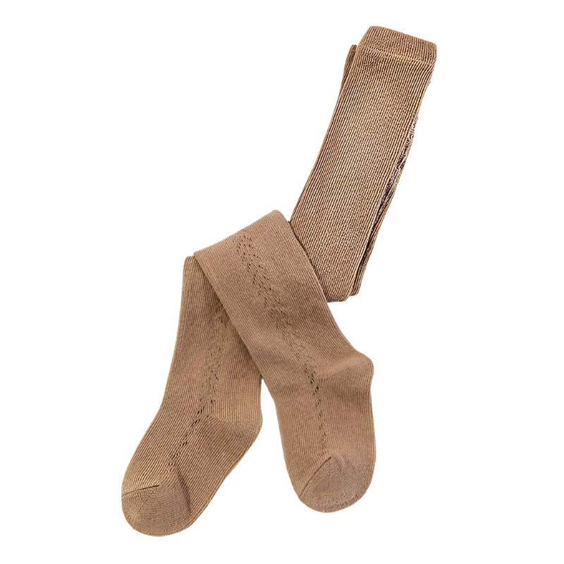 Baby Baby Accessories Baby Bottoms cotton tights Faire Google new SS2024 tights Toddler Toddler Accessories Toddler Bottoms toddler tights Open Knit Work Cotton Tights Isla + Bo