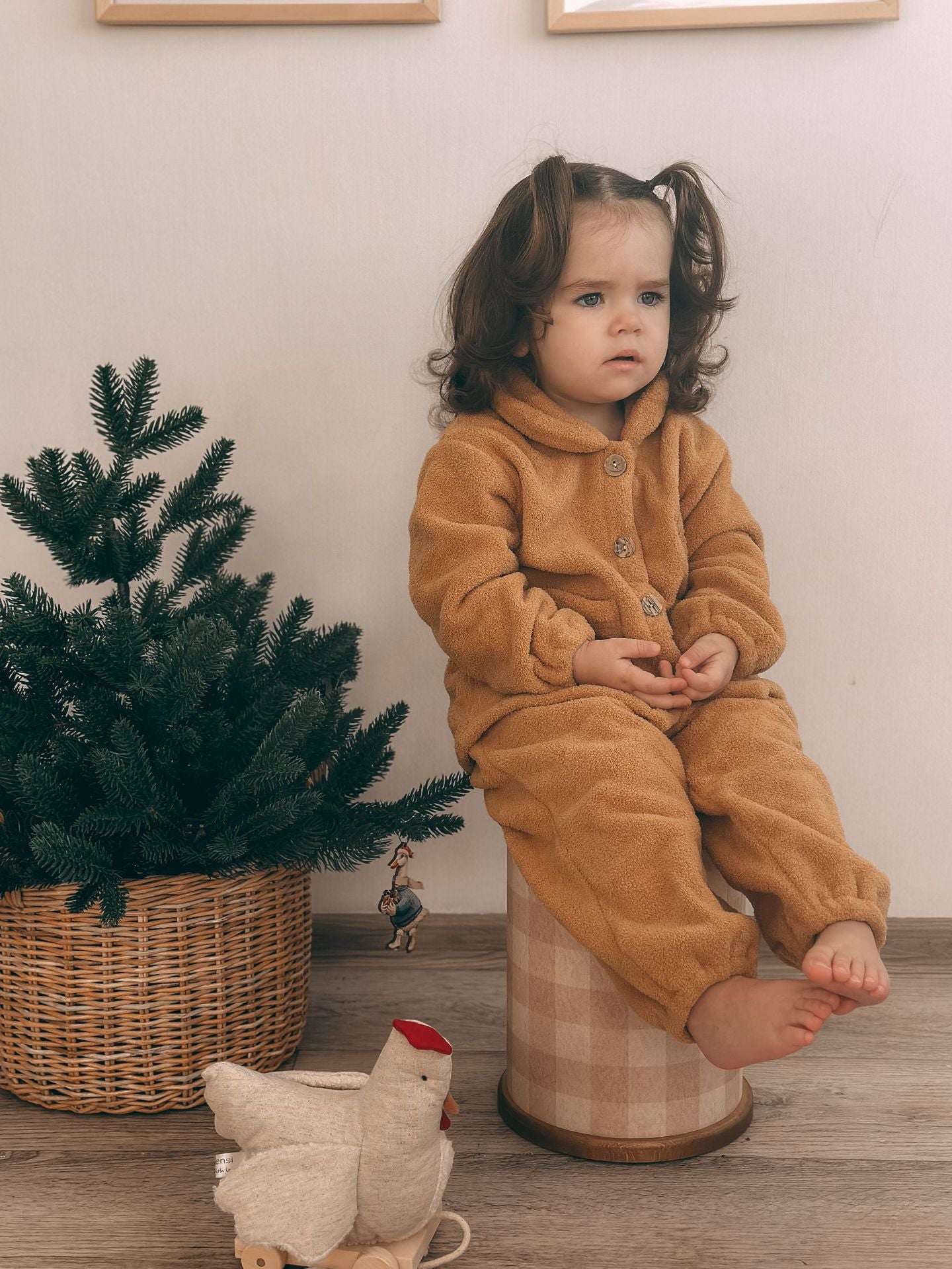 Woodland Embroidered 2-Piece Fleece Suit- CLEARANCE