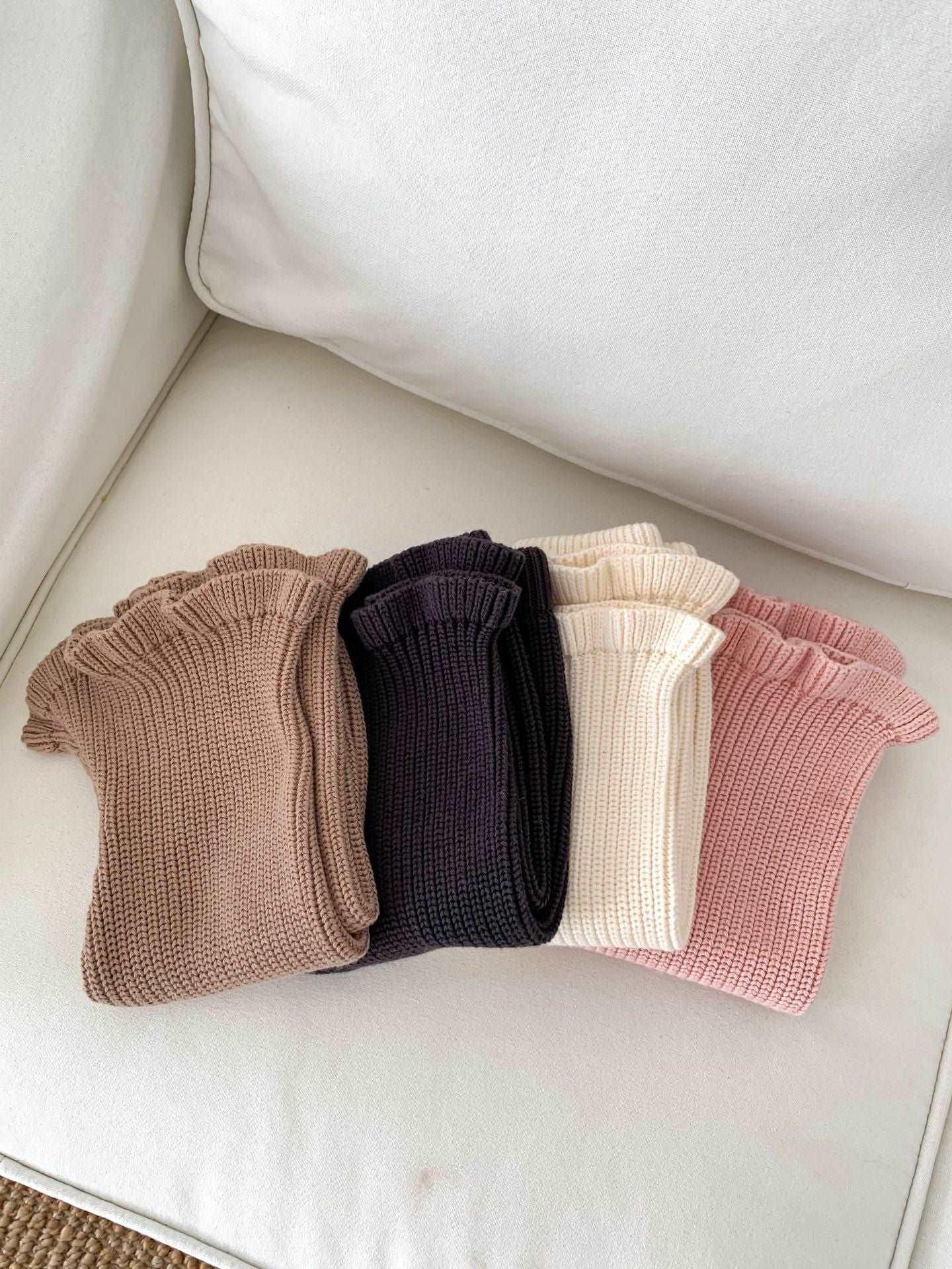 AW2023 Baby Baby Bottoms Baby Knit Pants Baby Pants Google Knit Knit Bottoms Knit pants knits Knitwear new POS Sale Toddler Toddler Bottoms Toddler Knit Pants Toddler Pants Bell Bottom Knit Pants || Milk + 3 more... Isla + Bo