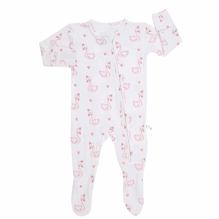 Baby baby sleeper Bamboo Bamboo Zippy new POS Sale Swan Swan Princess Zippy Zippys Swan Princess Bamboo Footie Zippy Isla + Bo