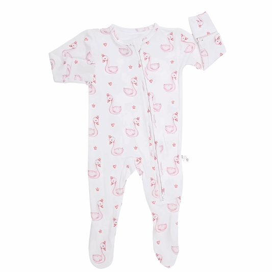 Baby baby sleeper Bamboo Bamboo Zippy new POS Sale Swan Swan Princess Zippy Zippys Swan Princess Bamboo Footie Zippy Isla + Bo