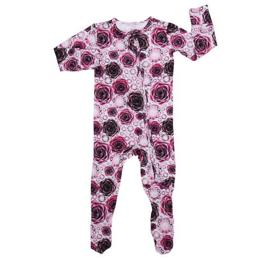 Baby Baby Sleeper Baby Zippy Bamboo Bamboo Zippy Gemma Rose new POS Sale Zippy Zippys Bamboo Footie Zippy || Gemma Rose Isla + Bo