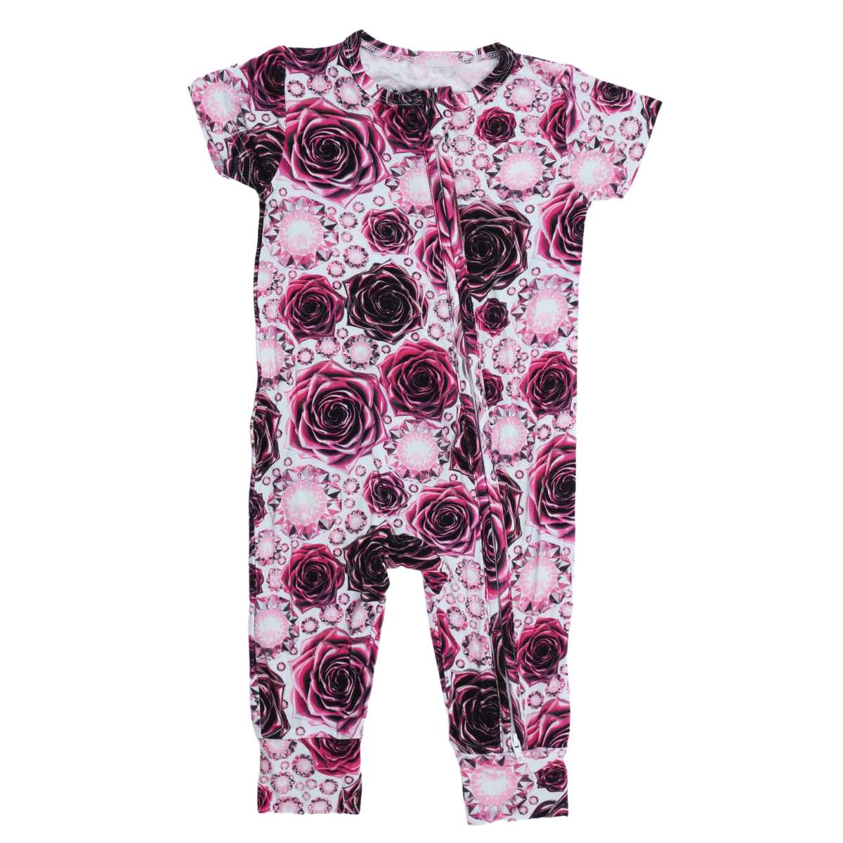 Baby Baby Sleeper Baby Zippy Bamboo Bamboo Zippy Gemma Rose new POS Sale Bamboo Short Sleeve Zippy || Gemma Rose Isla + Bo