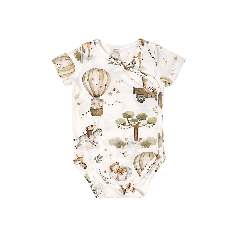 AW2023 Baby baby bodysuit Bodysuit Cotton Cotton Bodysuit Google new Organic Cotton POS Sale Short Sleeve Crossover Bodysuit Isla + Bo