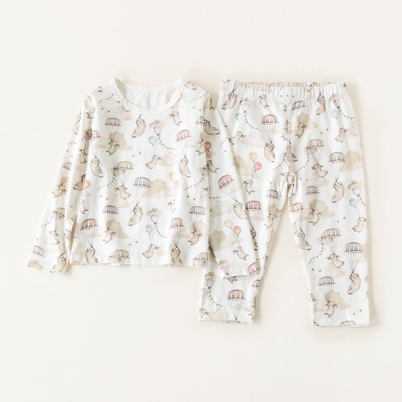 Toddler Two Piece Pajama Lounge Set || Forest Friends