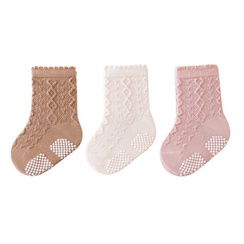 Accessories Baby Baby Socks Cotton Socks kids socks new Socks SS2024 Toddler toddler socks Soft Combed Cotton Anti-Slip Baby Socks Isla + Bo