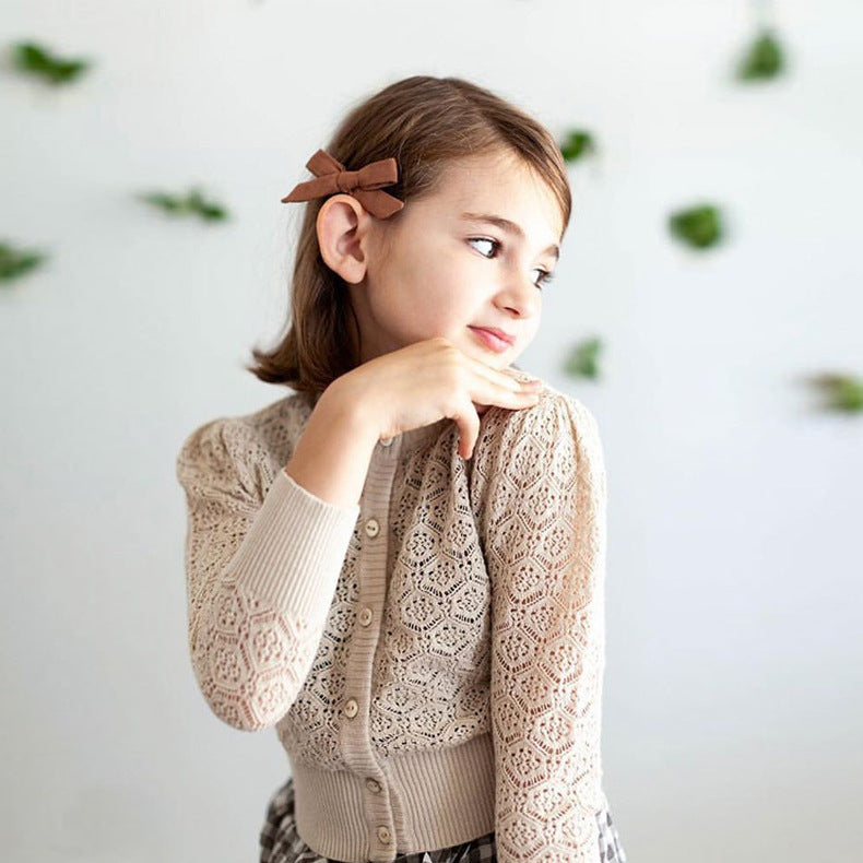 Baby Baby Knit Baby knit sweater Baby Knitwear Google Kids Kids Cardigan kids knit cardigan Kids Knit Sweater kids sweater Knitwear new Toddler Toddler Knit Sweater Hollow Knit Cotton Cardigan for Girls Isla + Bo