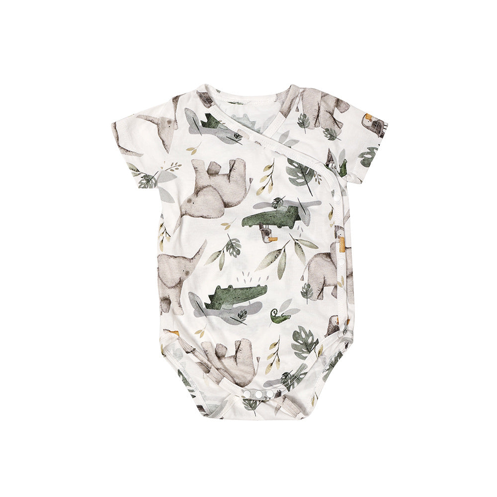 AW2023 Baby baby bodysuit Bodysuit Cotton Cotton Bodysuit Google new Organic Cotton POS Sale Short Sleeve Crossover Bodysuit Isla + Bo