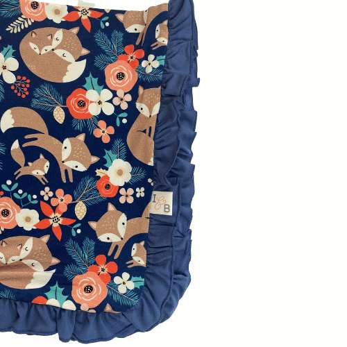 Baby baby blanket Baby Swaddle Bamboo Bamboo Blanket banket Blanket Holiday new POS PRE-ORDER Sale Swaddle Mama n' Kit Lavish Ruffled Blanket Isla + Bo