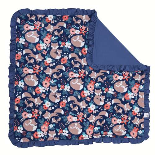 Baby baby blanket Baby Swaddle Bamboo Bamboo Blanket banket Blanket Holiday new POS PRE-ORDER Sale Swaddle Mama n' Kit Lavish Ruffled Blanket Isla + Bo