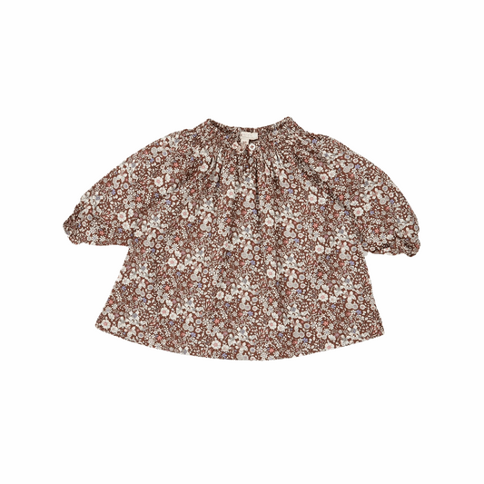 Cherished Blossoms Toddler Dress - Comfy Vintage-Inspired Playtime Frock