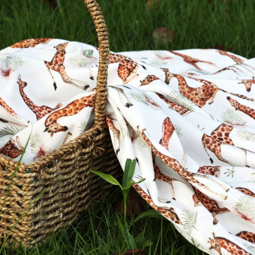 Bamboo Cotton Swaddling Blanket