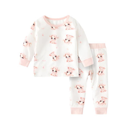 Adorable baby and toddler clothing by Isla + Bo featuring comfortable, breathable, and machine washable outfits. Includes bamboo sleepers, cotton knit sets, classic denim dresses, and more in a variety of styles and prints like floral, plaid, and animal designs.