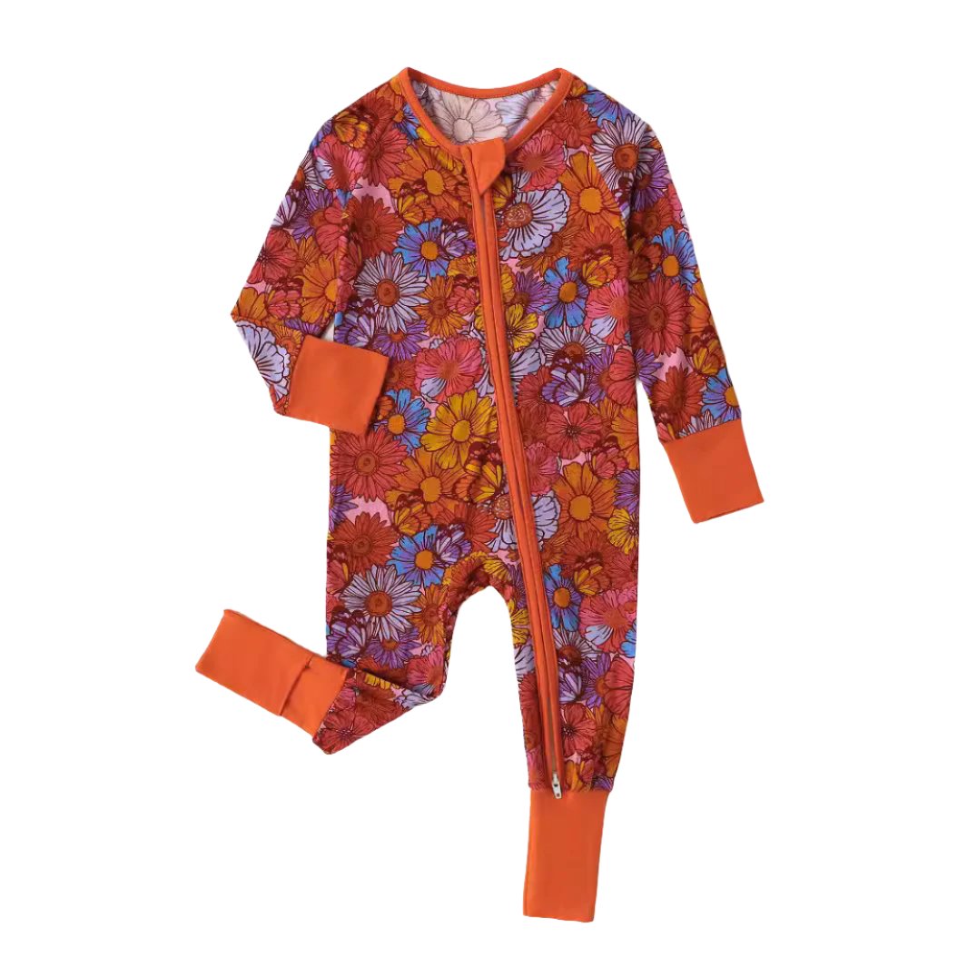 AW2024 Baby baby bamboo Bamboo Bamboo Pajamas Bamboo Zippy Best Baby Clothes Google new Comfortable Bamboo Baby Zippy Sleeper - Soft, Convertible Sleepwear || Harvest Hues Isla + Bo