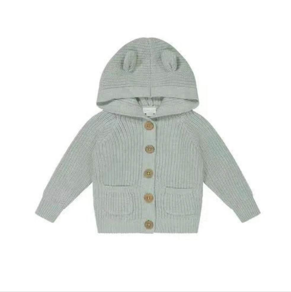 AW2024 Baby Baby Cardigan baby fall outfits baby fashion baby girl fashion Baby Knit Baby Knit Cardigan Baby knit sweater Baby Knitwear Cardigan elegant baby fashion Faire Google Infant Knit Knit Cardigan Knit Sweater knits Knitwear new Playful children's fashion retro baby fashion soft knit baby clothes soft knit cardigan Trending Baby Fashion Baby Bear Knit Hooded Cardigan Isla + Bo