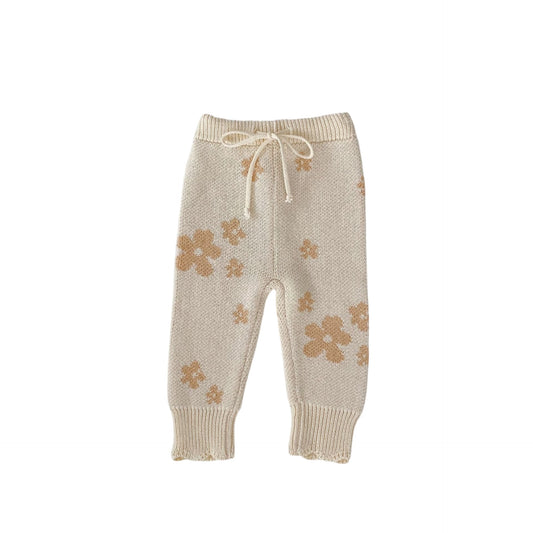 Blossom Jacquard Knit Pants