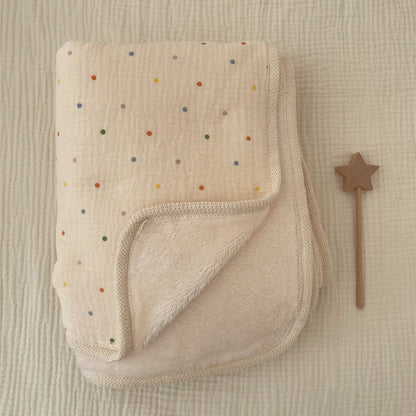 Vintage Plush lightweight Muslin Snuggle Blanket