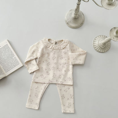 2 Piece Cotton Pajama Lounge Set