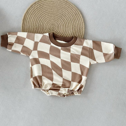 Funhouse Checkers Romper