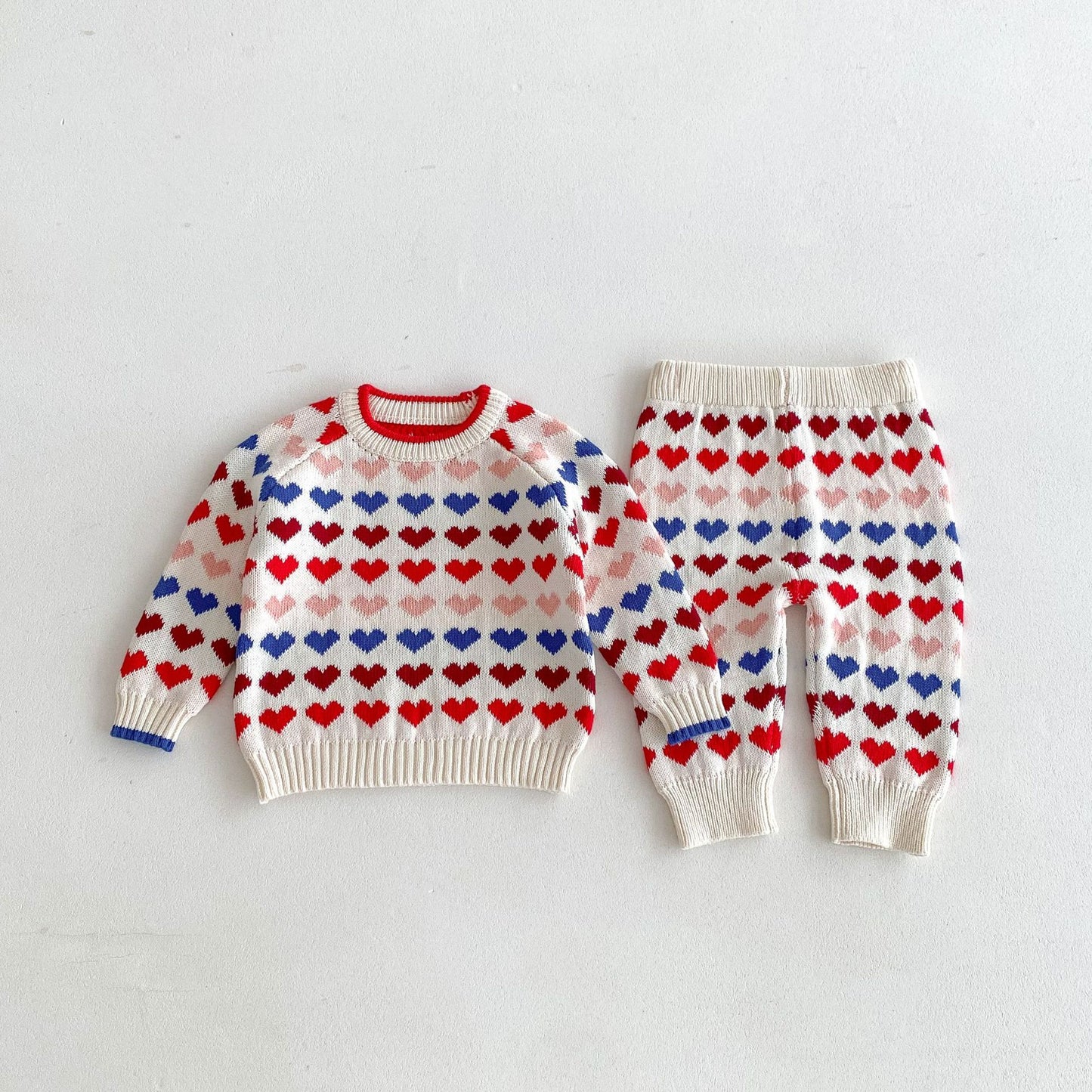 Sweetheart Snuggle Cotton Knit Set