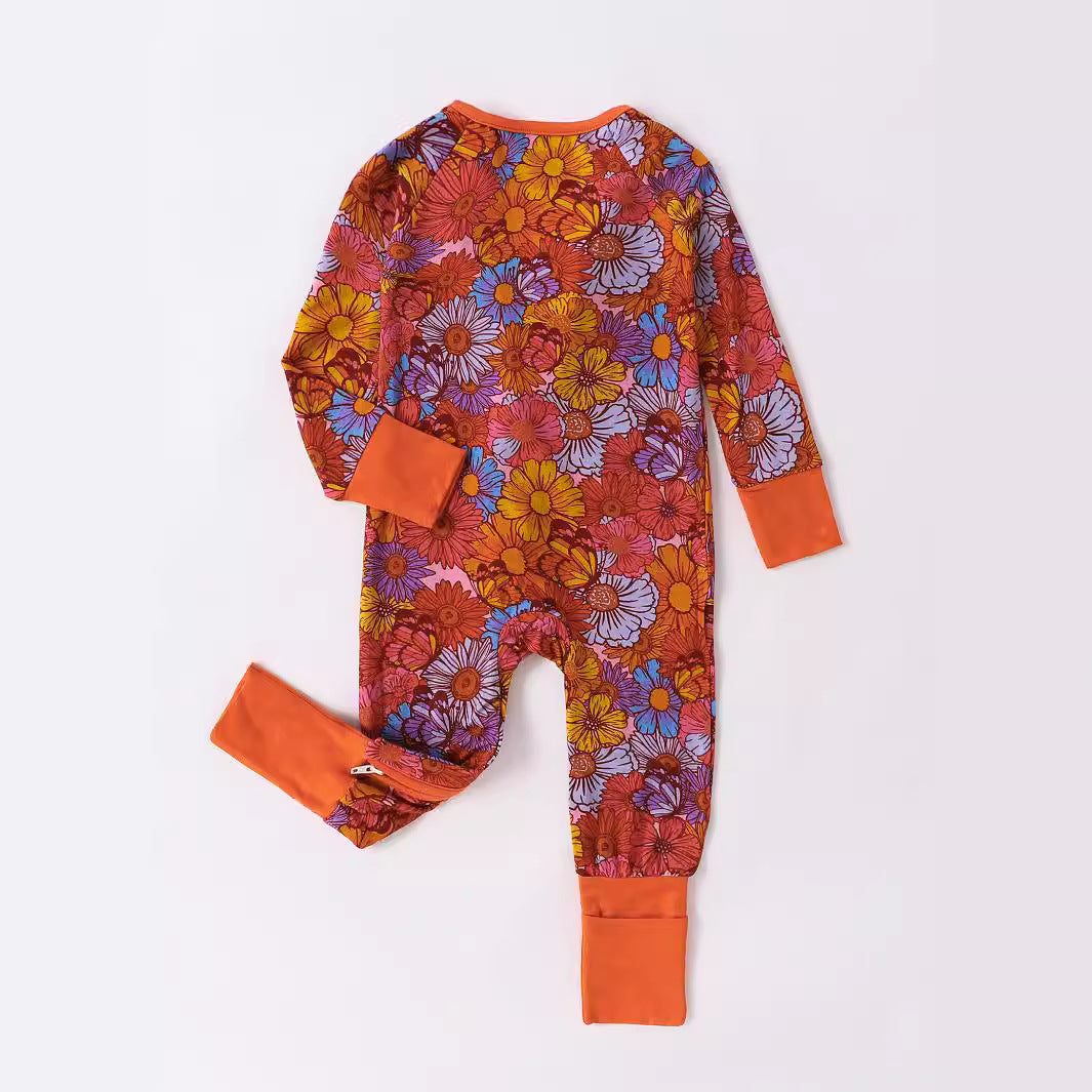 AW2024 Baby baby bamboo Bamboo Bamboo Pajamas Bamboo Zippy Best Baby Clothes Google new Comfortable Bamboo Baby Zippy Sleeper - Soft, Convertible Sleepwear || Harvest Hues Isla + Bo