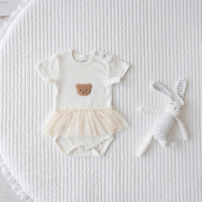 Teddy Tutu Bodysuit- CLEARANCE