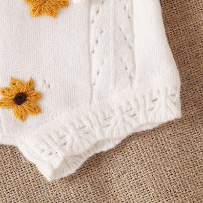 Sunflower Knit Two-Piece Set