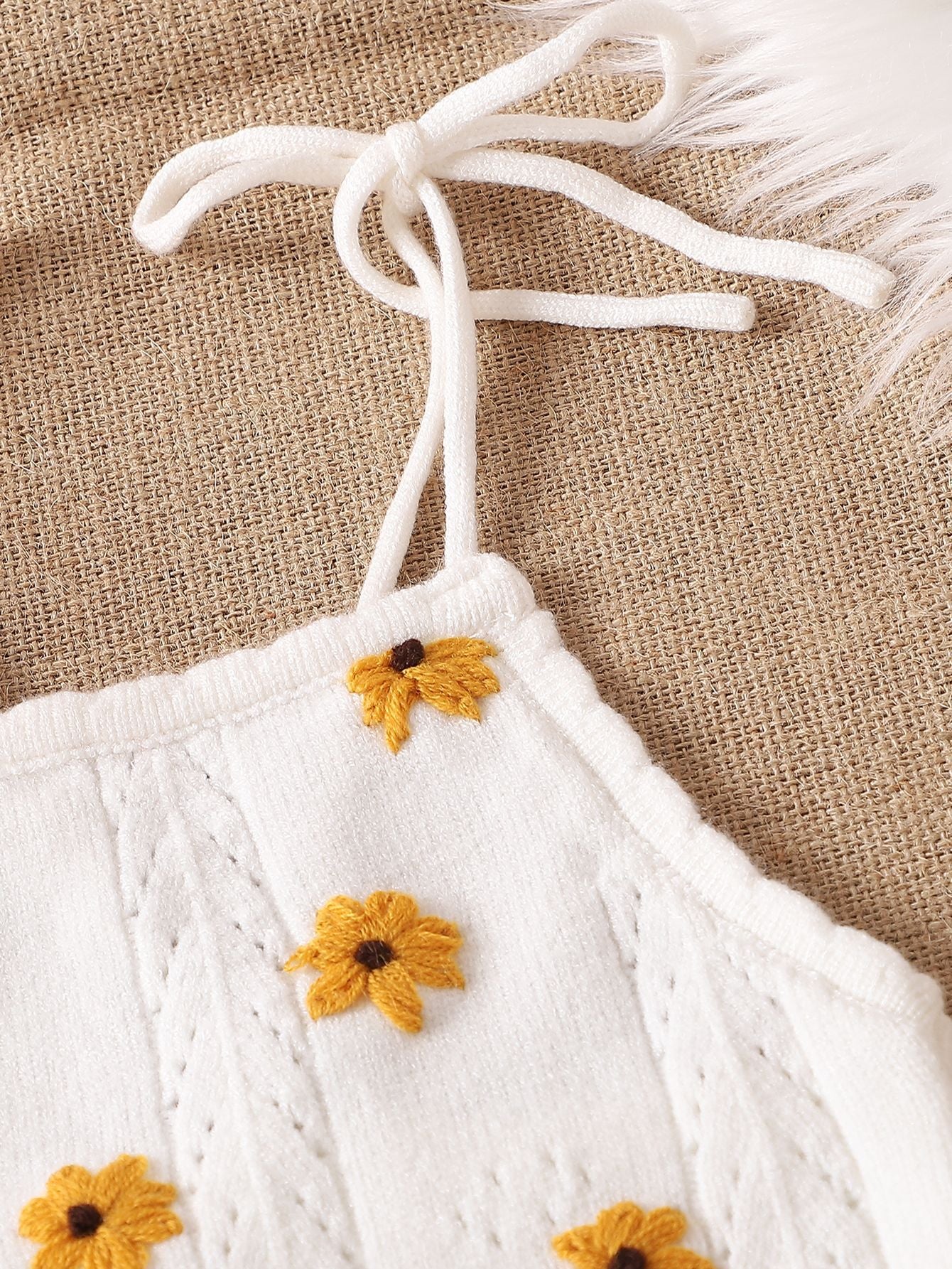 Sunflower Knit Two-Piece Set