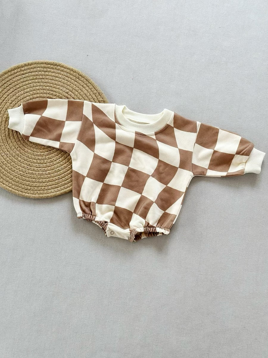 Funhouse Checkers Romper