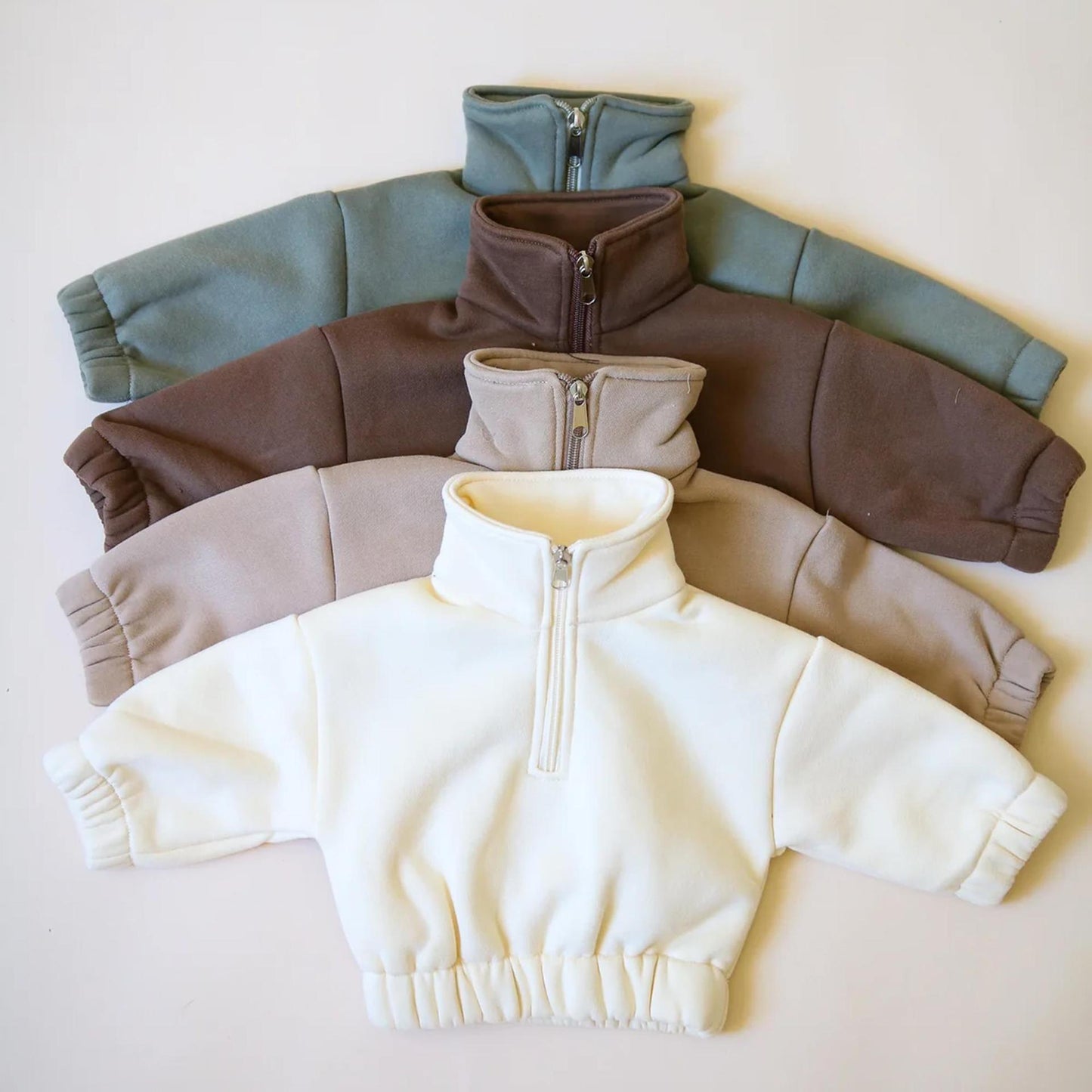 2-Piece Cozy Fleece Sweatshirt and Jogger Set