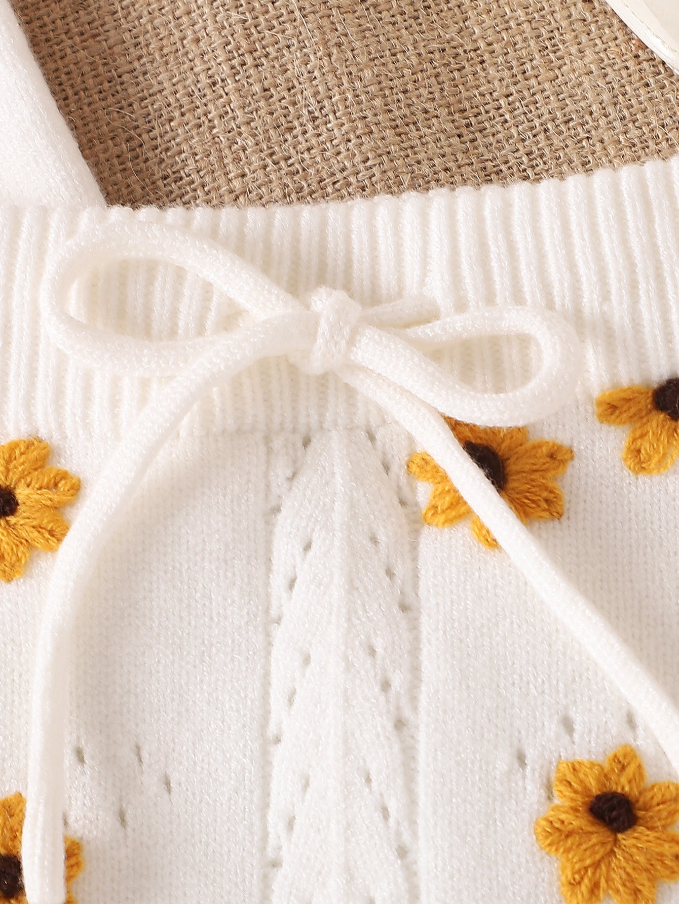 Sunflower Knit Two-Piece Set