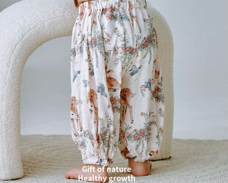 🌷 Primavera Organic Cotton Lightweight Summer Harem Pants