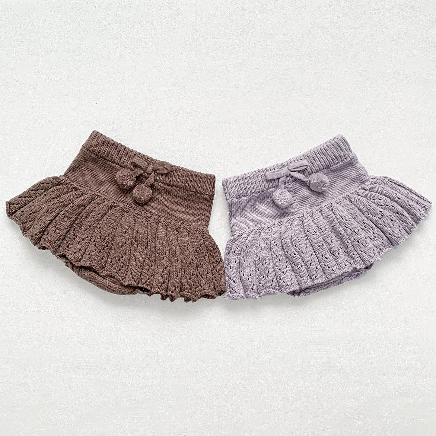 Playful Pom Pom Skirted Knit Bummie