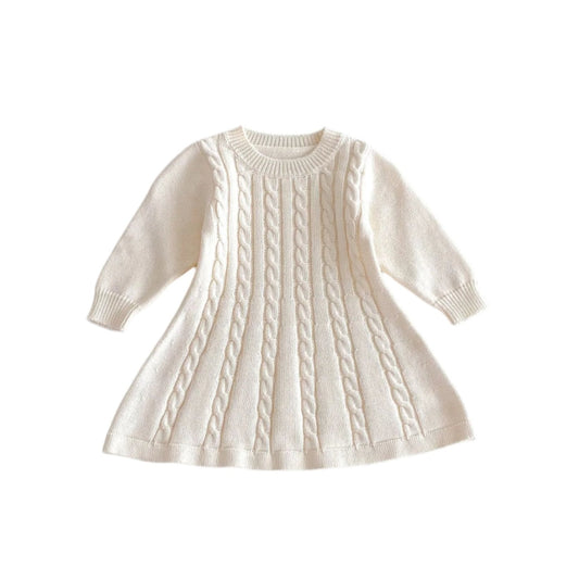 Twisted Knit Sweater Dress- CLEARANCE