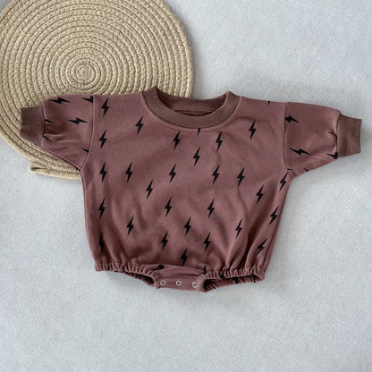 Thunderstruck Cotton Romper