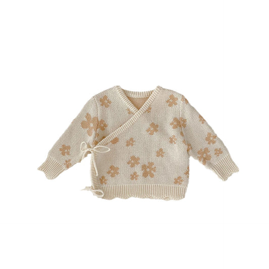 Kimono Jacquard Knit  Sweater- CLEARANCE