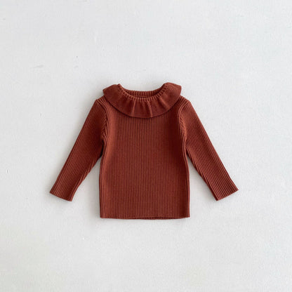 100% cotton baby clothes AW2024 Baby Baby Cotton Top baby gift baby girl fashion Baby knit sweater Baby Knitwear Baby Top Best Baby Clothes Comfortable baby wear Cotton Top durable baby clothes Easy care baby apparel Google Knit Knit Sweater Knit Top knits Knitwear long sleeve baby top new nordic baby clothes retro baby fashion ruffle baby top Toddler Toddler Top Top Tops Trending Baby Fashion Trendy Baby Clothes vintage baby clothes Ruffle Neckline Fall Sweater Isla + Bo