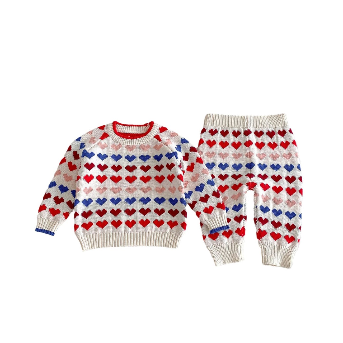 Sweetheart Snuggle Cotton Knit Set