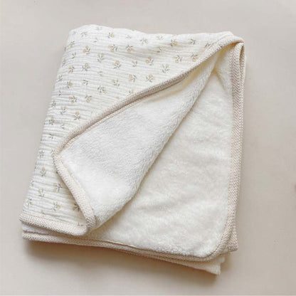 Vintage Plush lightweight Muslin Snuggle Blanket