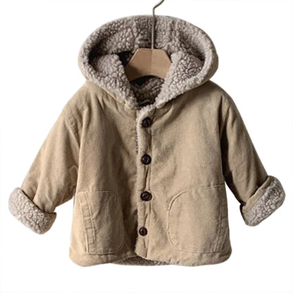 Accessories AW2023 Baby Baby Jacket Google Jacket new Outerwear Sale Toddler Toddler Jacket Cozy Corduroy Jacket || Tan + Coffee Isla + Bo