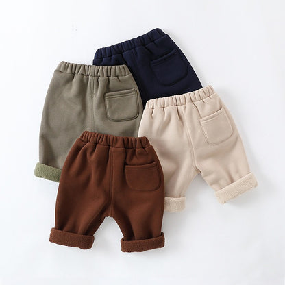 AW2024 Baby Baby Bottoms Back to School Kids Clothes Cotton Cotton Bottoms Google new School Toddler Toddler Bottoms Cozy Cotton-Poly Blend Infant and Toddler Joggers Isla + Bo